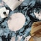 World Rug Gallery Contemporary Abstract Circles Non Shedding Soft Area Rug 2' x 7' Blue Rug 389BLUE2x7 - alternate 4